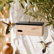 Vogelhuisje wand-mounted met ingang horizontale