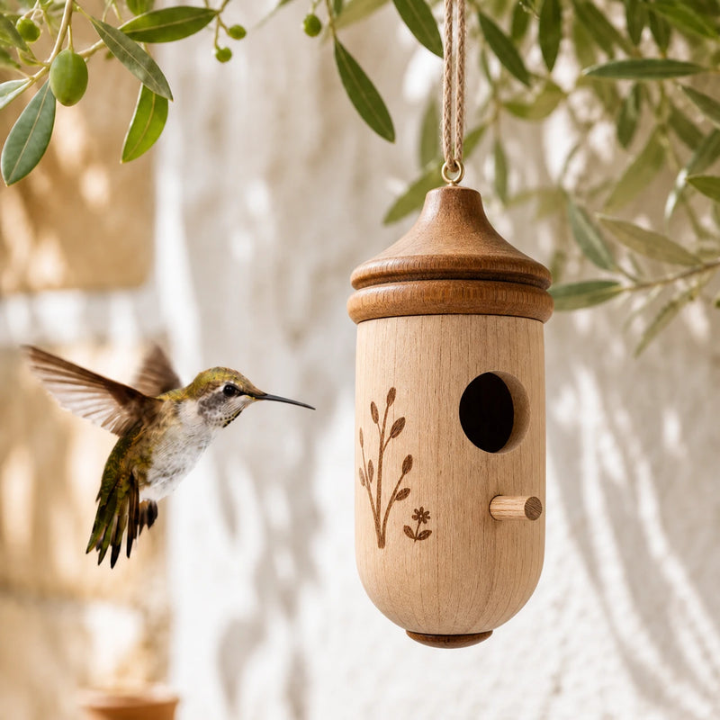 Vogelhuisje eikel kolibrie