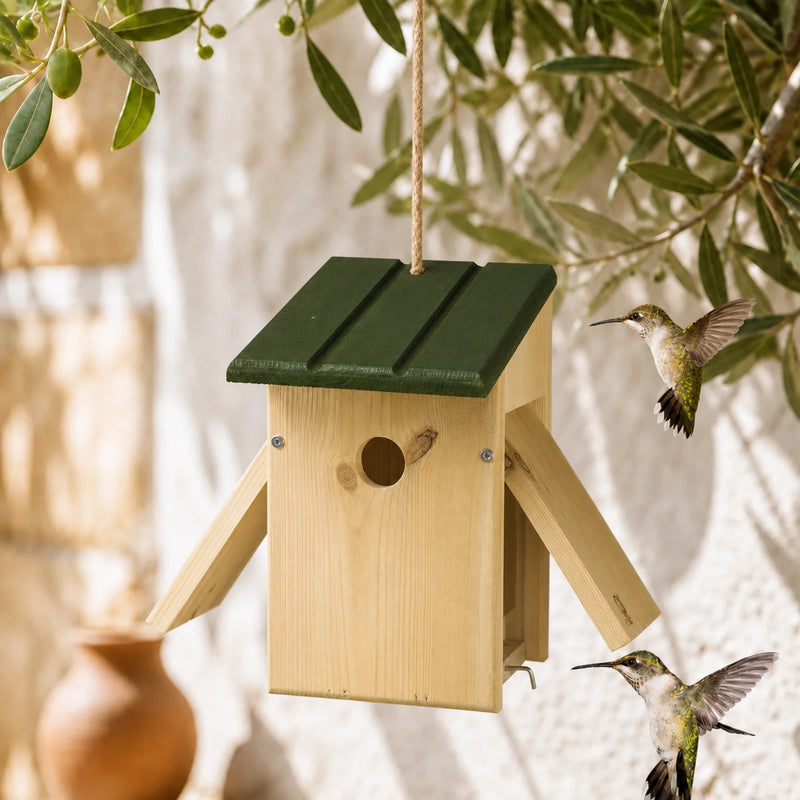 Vogelhuisje van observatie ingang 34 mm