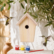 Kit vogelhuisje met paint