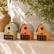 Vogelhuisje decoratief gemengd