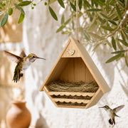Vogelhuisje driehoek hout