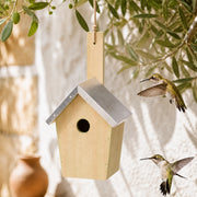 Vogelhuisje compact met dak metaal 30 mm
