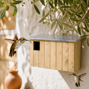Houten vogelhuisje stevig