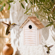 Houten vogelhuisje 18 × 24 × 15 cm