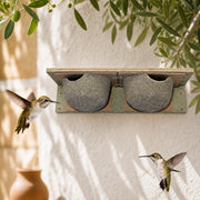 Dubbel nest op plank