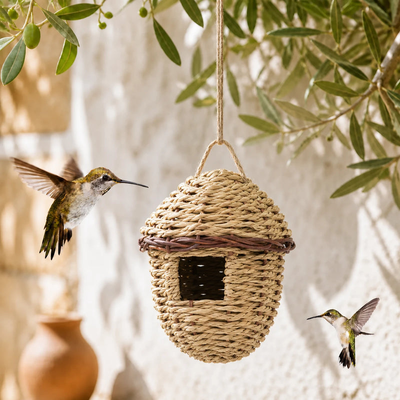 Hangend vogelhuisje formaat 14 × 14 cm