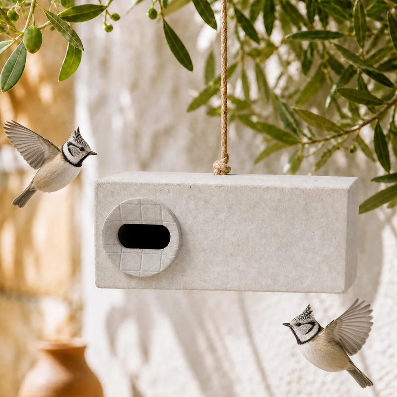 Vogelhuisje geïsoleerd