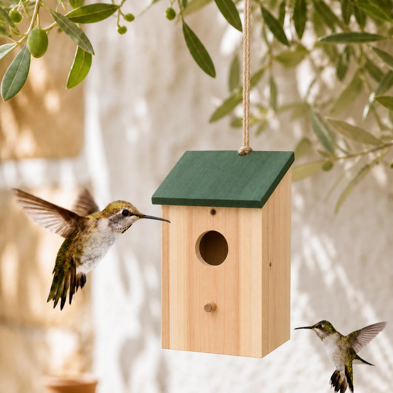 Vogelhuisje vertical met groendak