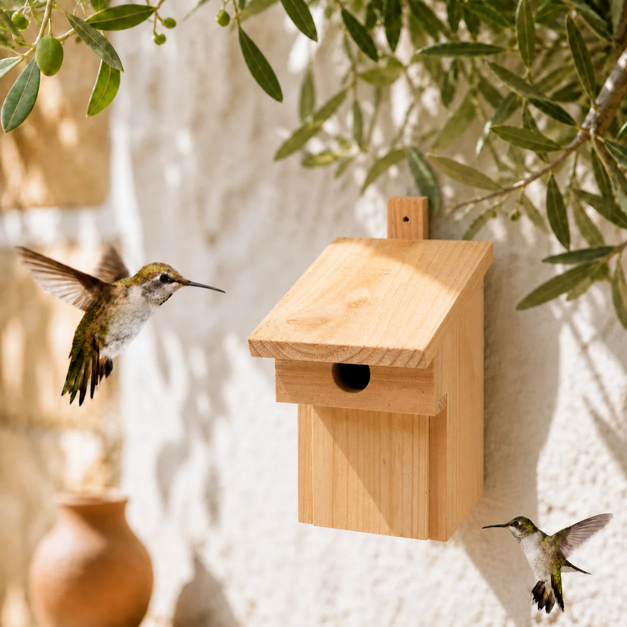 Vogelhuisje balkon