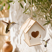 Vogelhuisje hart creatief