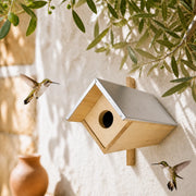 Houten vogelhuisje grenen