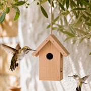 Vogelhuisje van Douglas-spar antraciet