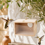 Vogelhuisje kooi open