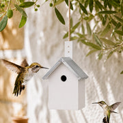 Vogelhuisje wit formaat 19,2 × 18 × 31,2 cm
