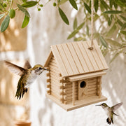 Vogelhuisje stammen vogels