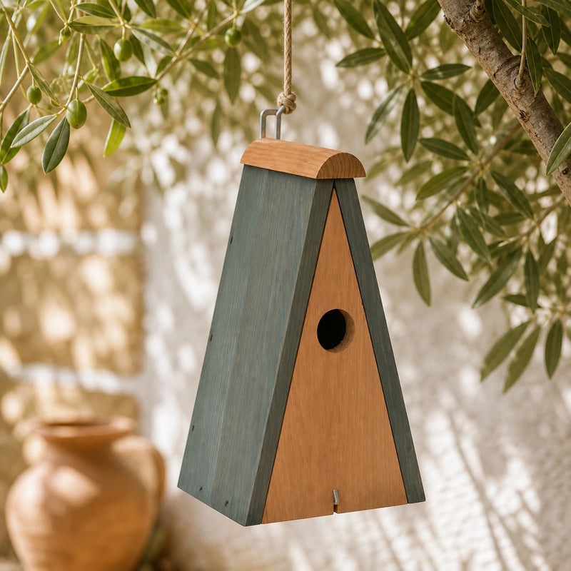 Vogelhuisje compact met dak dubbel slope