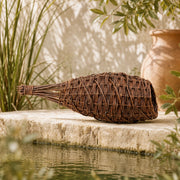 Mand-vogelhuisje gevlochten