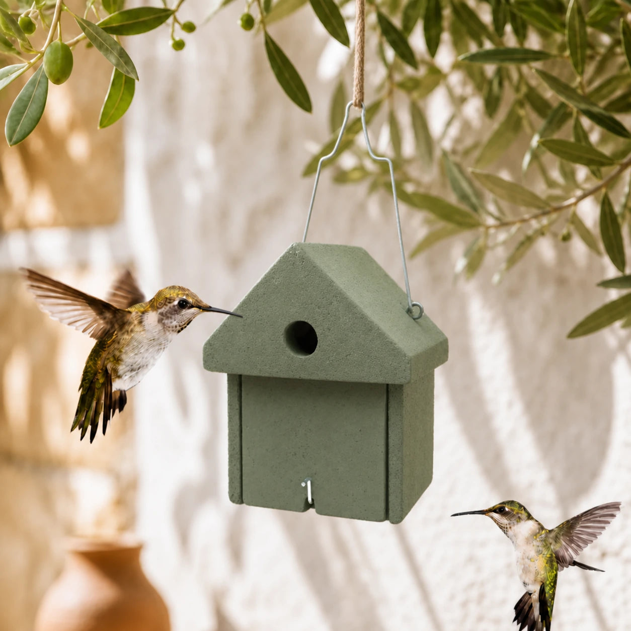 Vogelhuisje van beton 32 mm