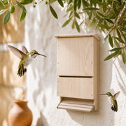 Houten vogelhuisje