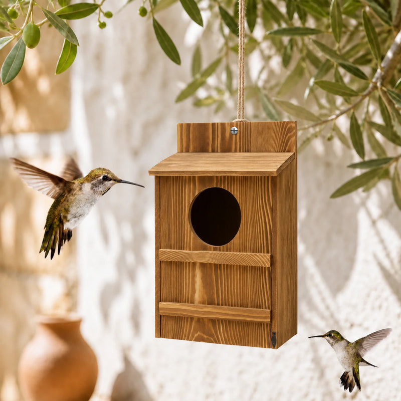 Vogelhuisje observatie hout