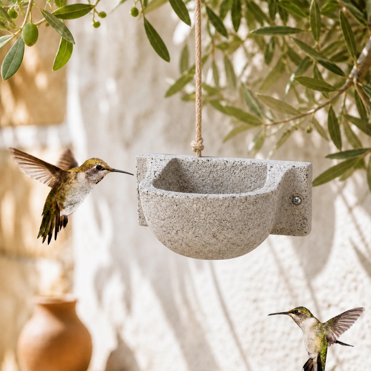 Nest kunstmatig semi-open