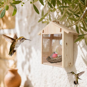 Vogelhuisje met venster acryl