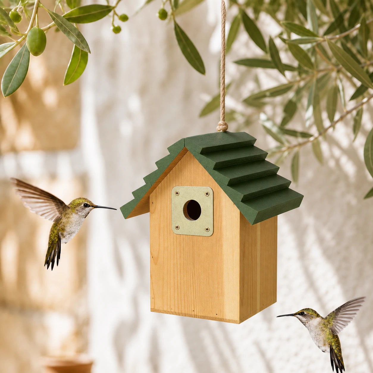 Vogelhuisje modern ingang 32 mm