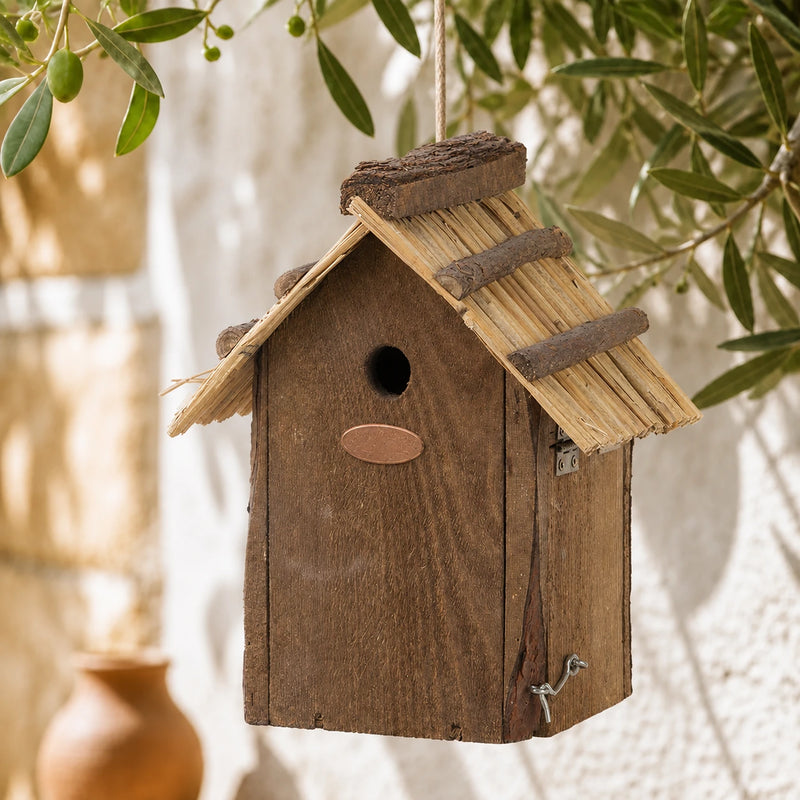 Vogelhuisje dak riet