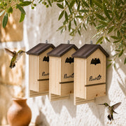 Set van 3 vogelhuisjes met bats dubbel kamer