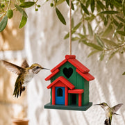 Hangend vogelhuisje van grenen