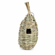 Houten vogelhuisje en seagrass blauw formaat 11,8 × 11,8 × 28,8 cm — foto 2