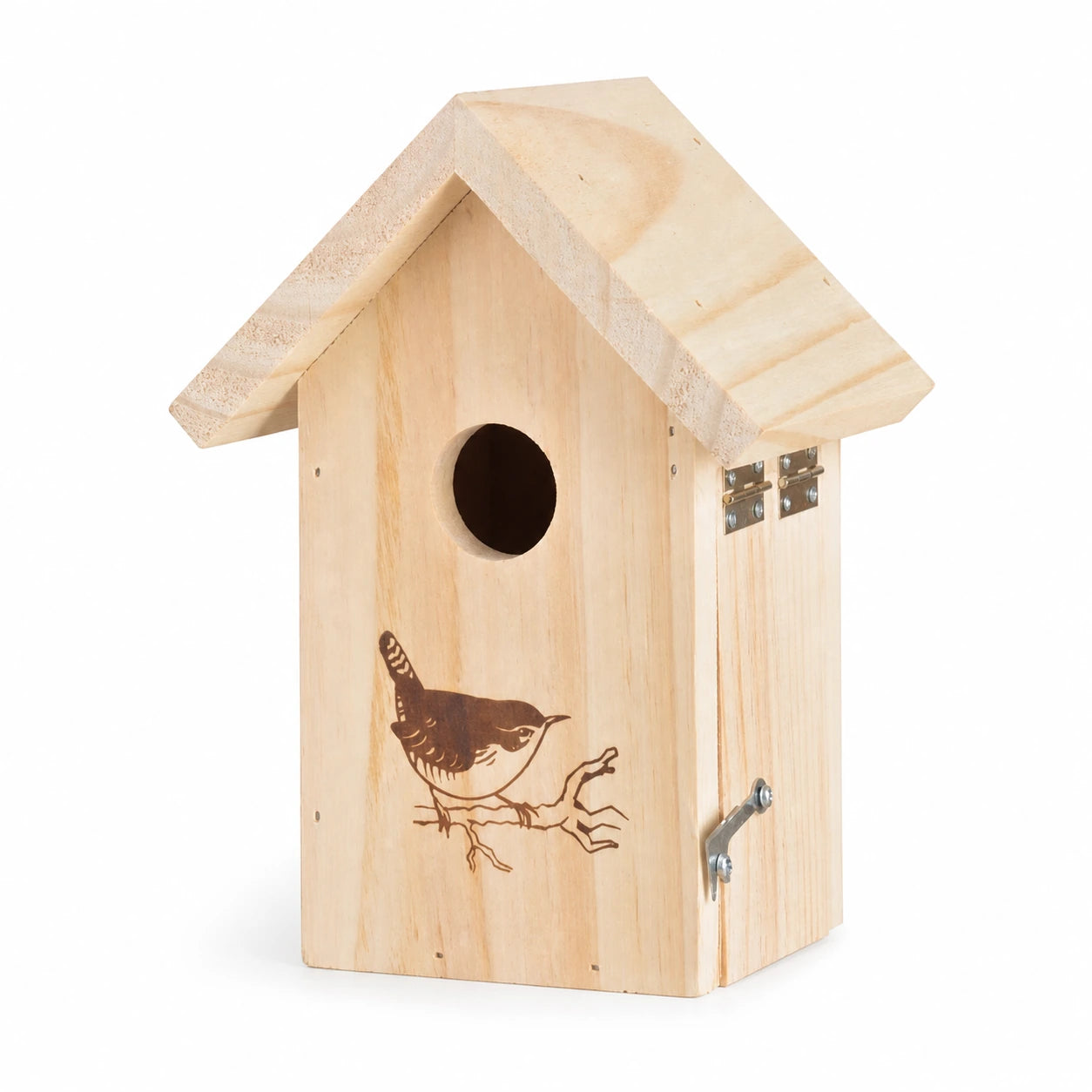 Vogelhuisje gegraveerd met ingang 30 mm — foto 2