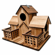 Vogelhuisje drievoudig voederbakken — foto 2
