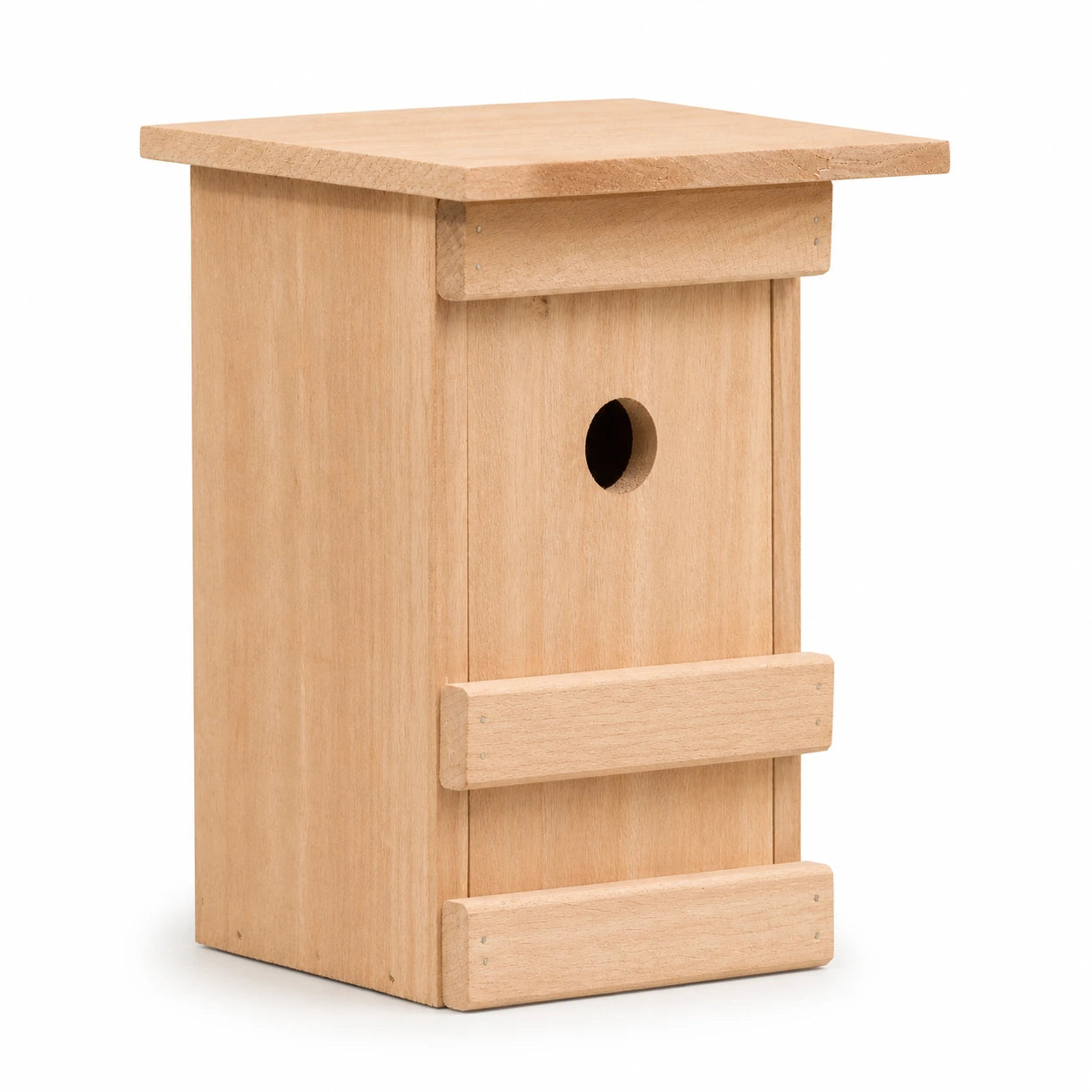 Vogelhuisje oranje met voorkant afneembaar — foto 2