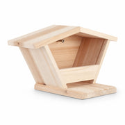 Vogelhuisje geometrisch hout — foto 2