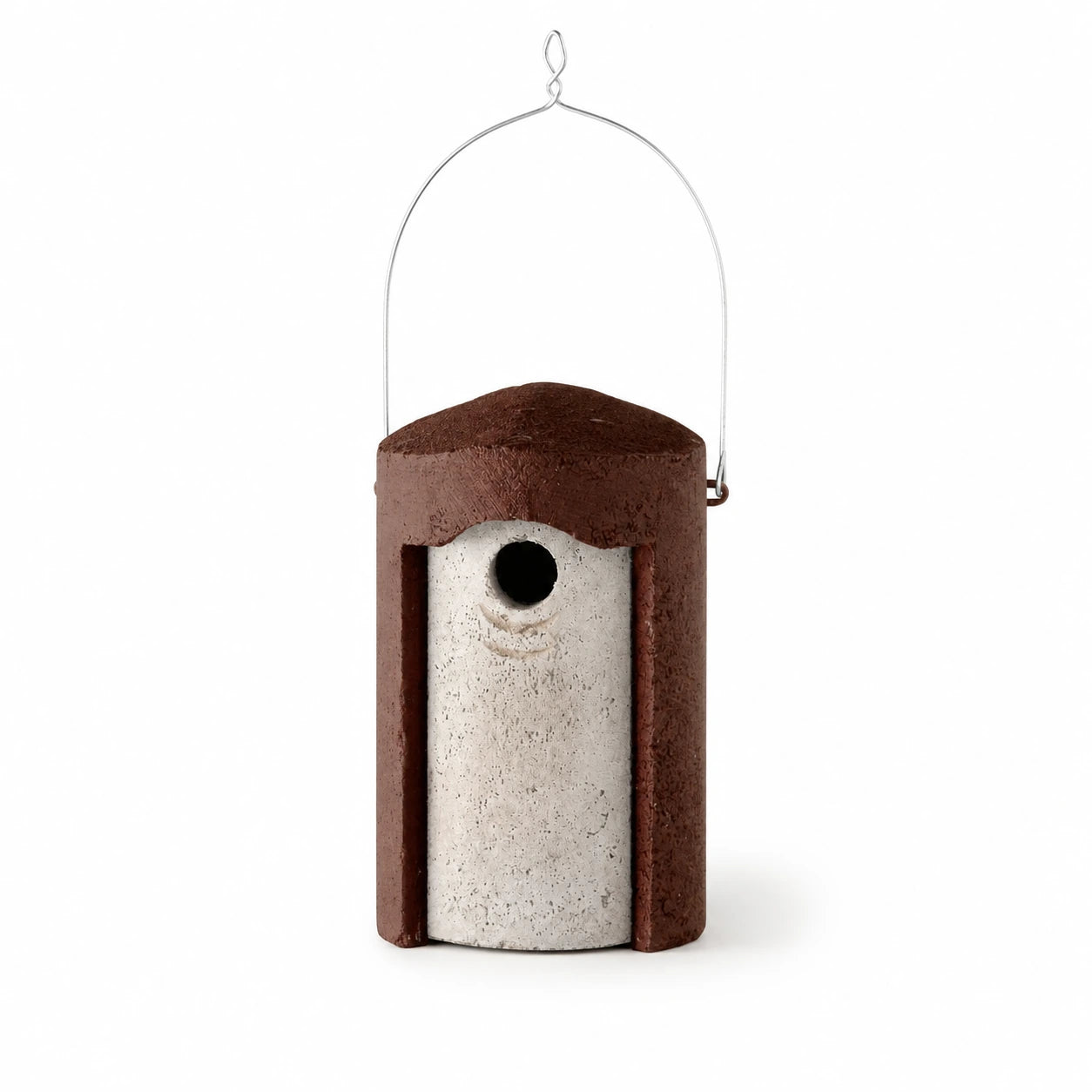 Vogelhuisje rond van houtbeton — foto 2