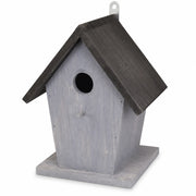 Vogelhuisje stijl retro van hout grijs formaat 18,5 × 15 × 23 cm — foto 2