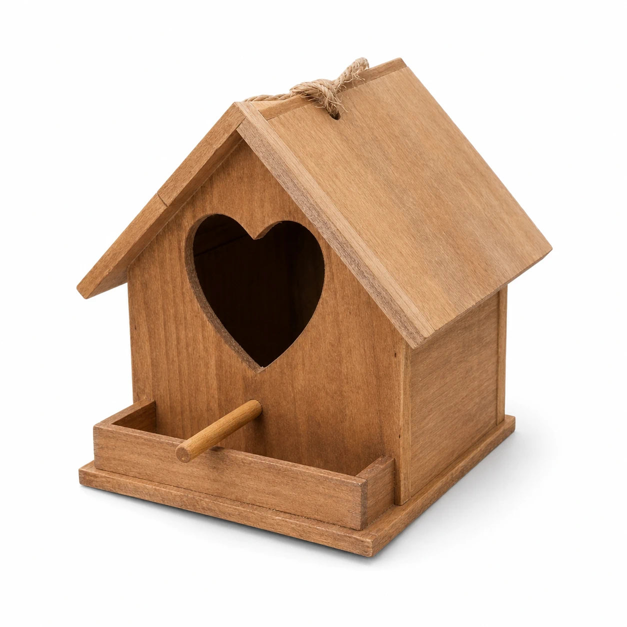 Vogelhuisje hart hout — foto 2
