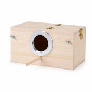 Houten vogelhuisje met dak afneembaar formaat 12 × 12 × 19,5 cm — foto 2