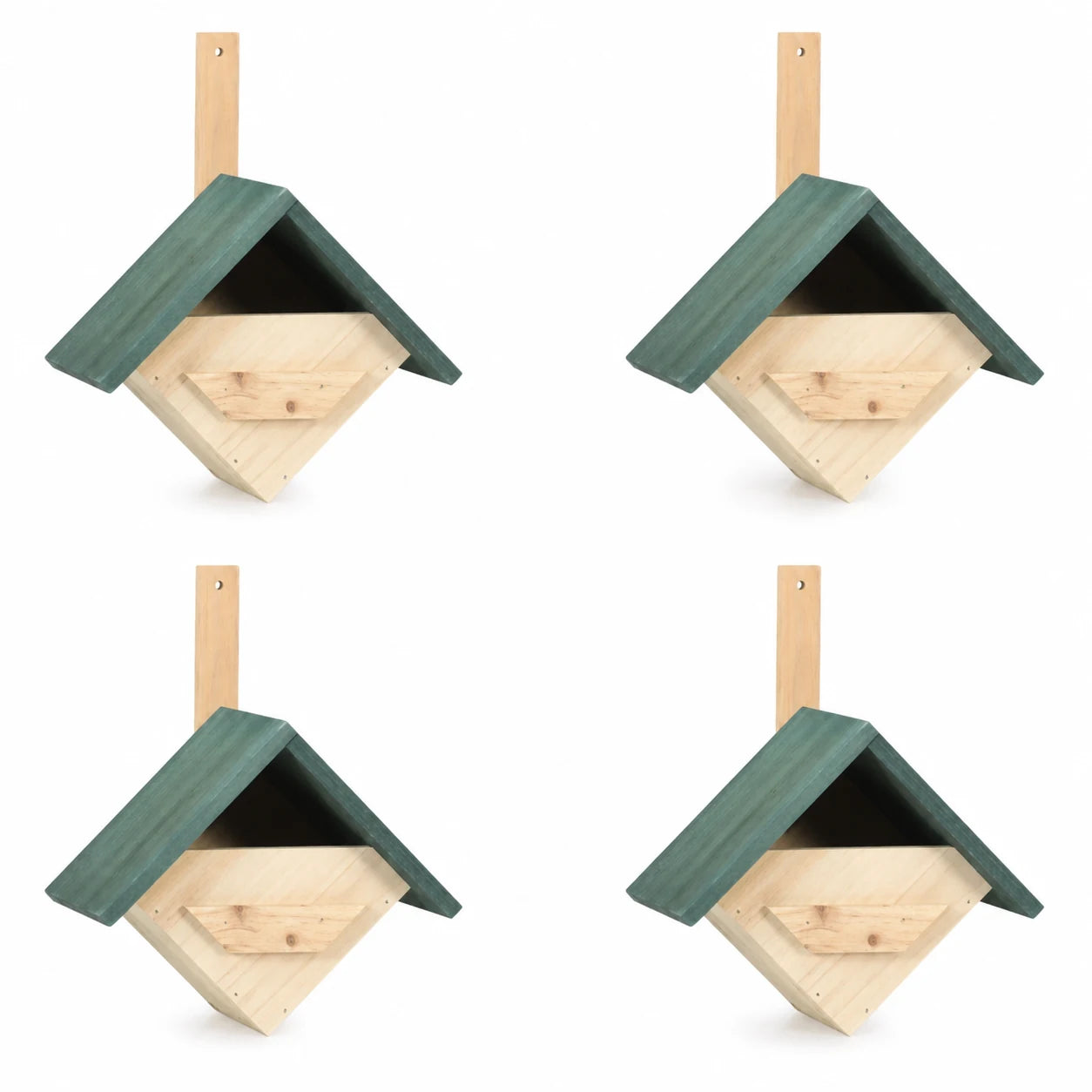 Set van 4 vogelhuisjes 24 × 16 × 30 cm — foto 2