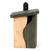 Houten vogelhuisje met upright groen — foto 2