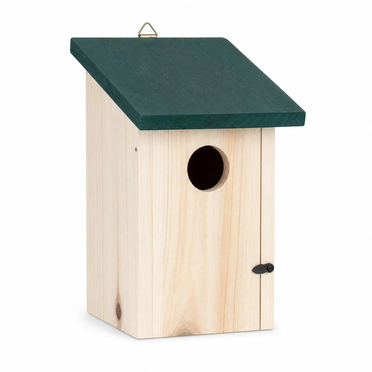 Vogelhuisje van spar met groendak formaat 22 × 14 × 15 cm — foto 2