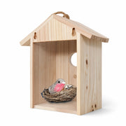 Vogelhuisje kijkkast hout — foto 2