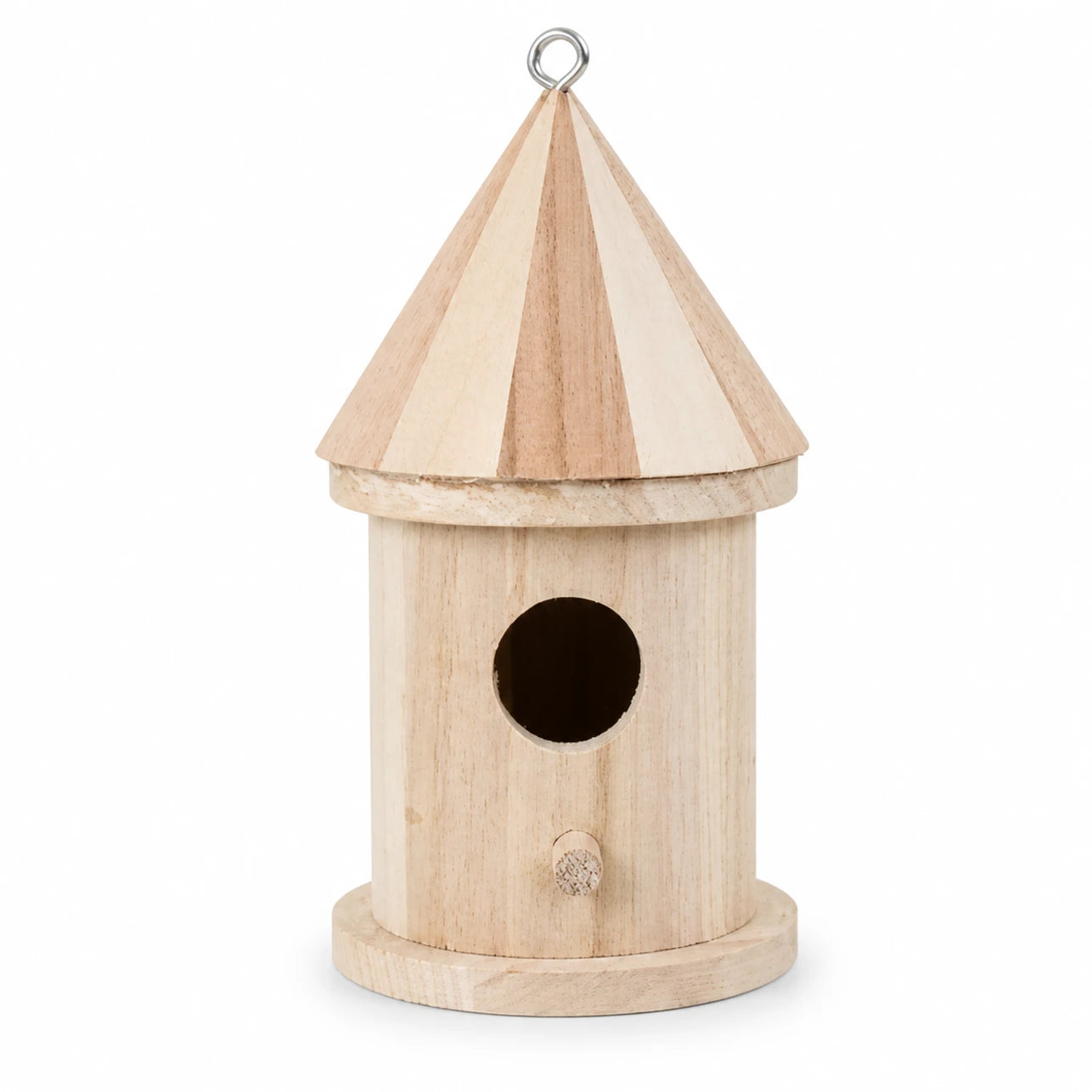 Vogelhuisje observatie van hout beige — foto 2
