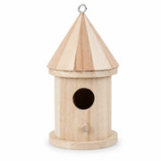 Vogelhuisje observatie van hout beige — foto 2