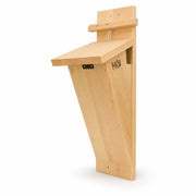 Vogelhuisje vertical van hout met voorkant schuin — foto 2