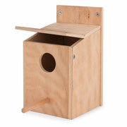 Houten vogelhuisje bruin formaat 30 × 20 × 20 cm — foto 2