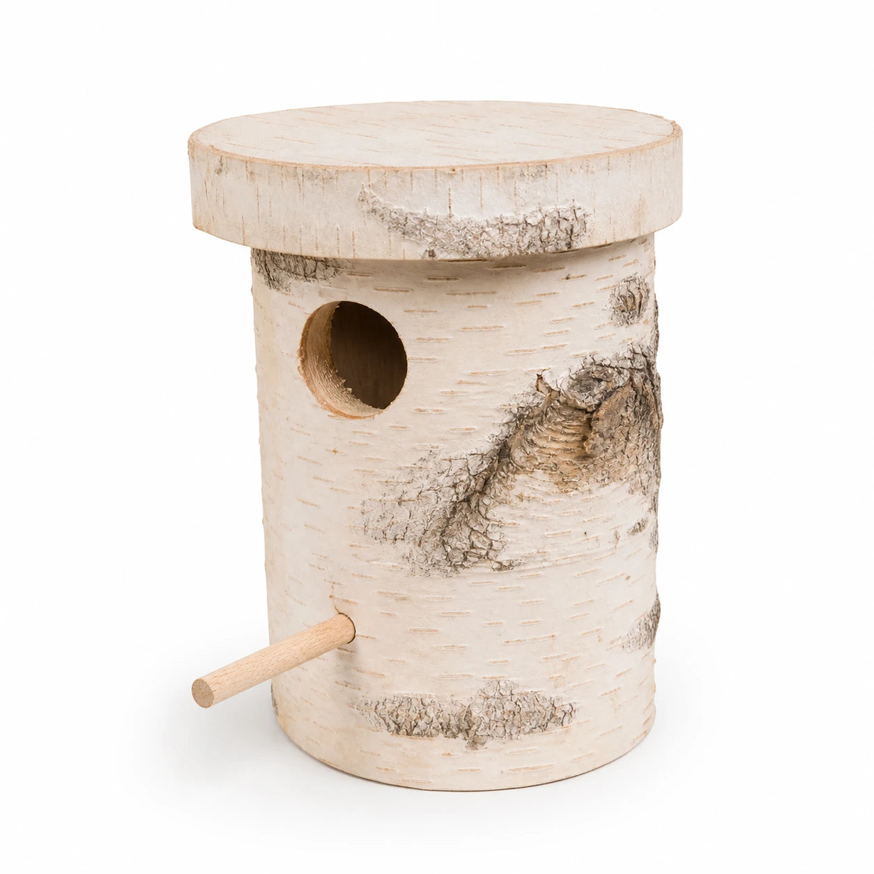 Vogelhuisje van berk groot model — foto 2