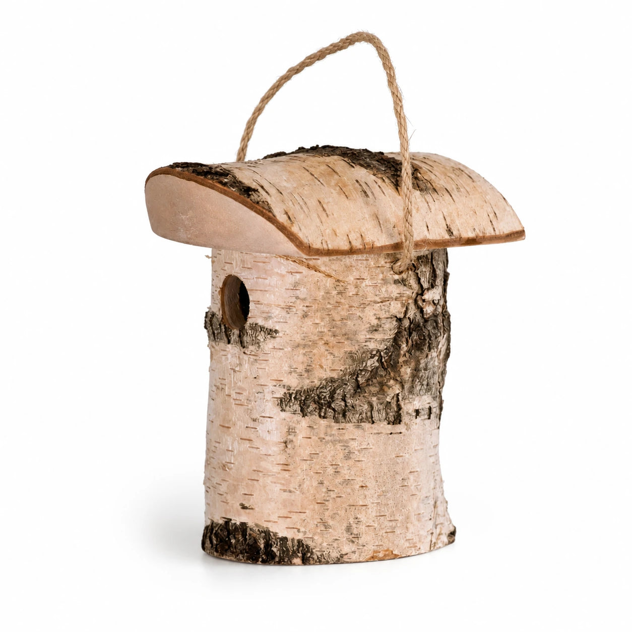 Vogelhuisje van berk klein model — foto 2